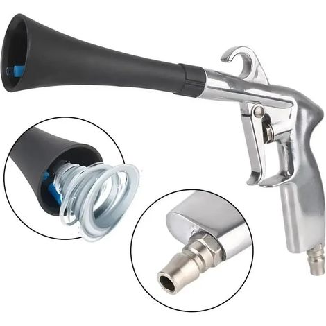 Pistolet Nettoyage Tornade, Brosse, Multifonction, Soufflette, Compresseur, Detail Auto, Interieur (1/5)