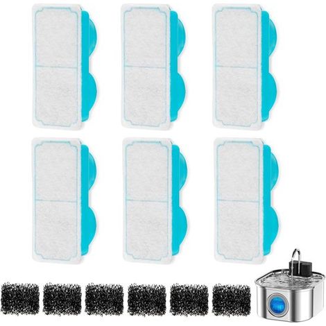 Fuente de agua inalámbrica para gatos con filtro: fuente de agua de 3,2 L para gatos, filtro de acero inoxidable (1/5)