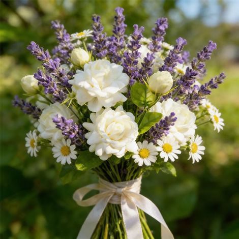 Lot Graines Jardin – 1000 Lavande + 400 Jasmin Double + 2000 Camomille, Fleurs Ornementales et Aromatiques, Non-OGM (1/5)