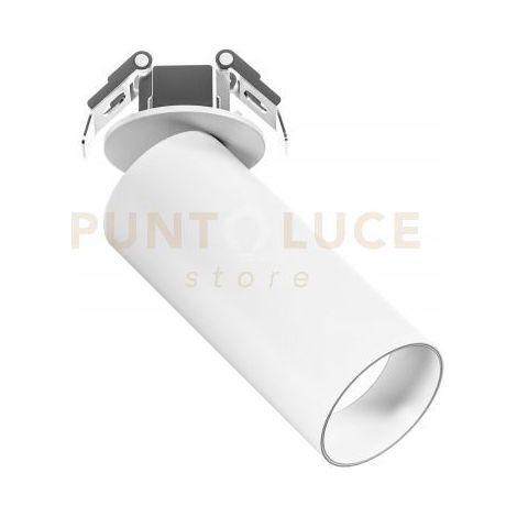 GFA1482C- FARETTO AD INCASSO ORIENTABILE 1 LUCE ATTACCO LED 3000K 1051LM 12W D.5,5CM BIANCO