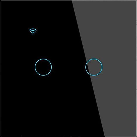 Interrupteur intelligent Tuya Wi-Fi tactile sans fil neutre 1234 bits (1/5)