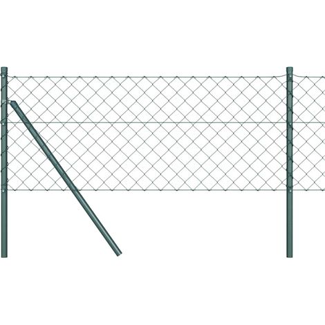 Maison Exclusive - Zaunpfosten Grün 25 x 0,6 m (60 x 60 mm Masche