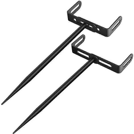 Support de descente de gouttière réglable et robuste, résistant aux intempéries, facile à installer, compatible avec les pelouses et les terrasses QAQ (1/5)