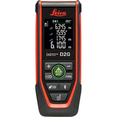 Leica DISTO D2G télémètre laser vert 120 m Bluetooth NFC - Leica - 1017808 (1/4)