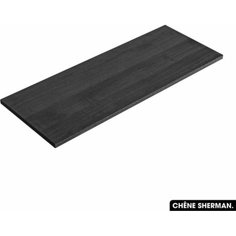Plan de vasque en bois CHÊNE SHERMAN L.150 x P.46 x H.2,5 (1/4)