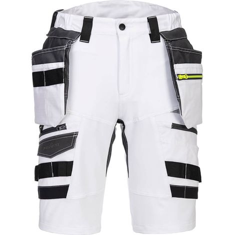 Bermuda Holster Abnehmbar Dx4 - 28 - Weiß - Portwest