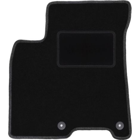 Alfombrilla de terciopelo para el conductor para: Kia Niro crossover (2016-) negra (1/5)