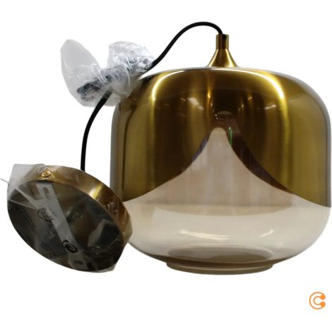 [NEUWERTIG] B-Ware Kare Golden Goblet Hängeleuchte Hängeleuchte E27 Led Pendelleuchte ø 25 Cm Lampe