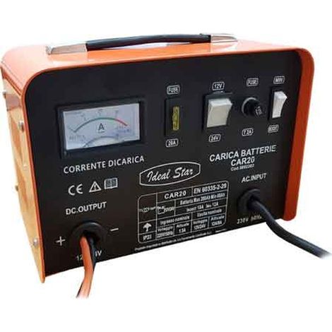 Chargeur de batterie Ideal Star 'Car 20', tension 12/24 V