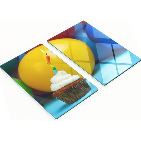 Dekorative Schneidebretter aus gehärtetem Glas für kleine Gugelhupfformen, 2 x 30 x 52 cm (1/5)