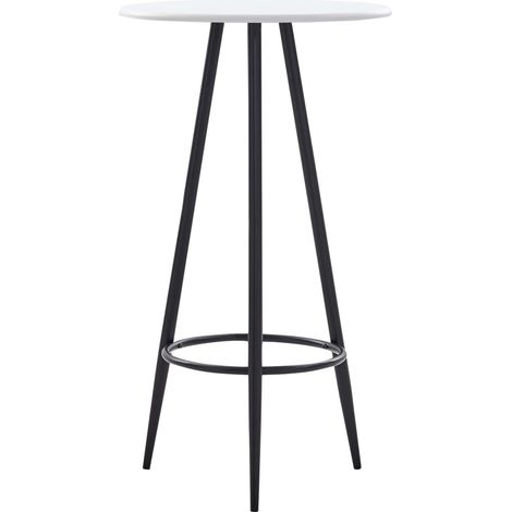 vidaXL Bar Table White 60x107,5 cm MDF (1/4)