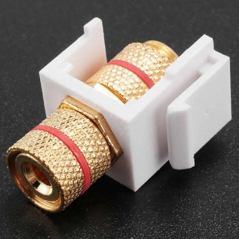 Inserts de bornes de connexion Banana Jack (2 paires/4 pièces) (1/5)