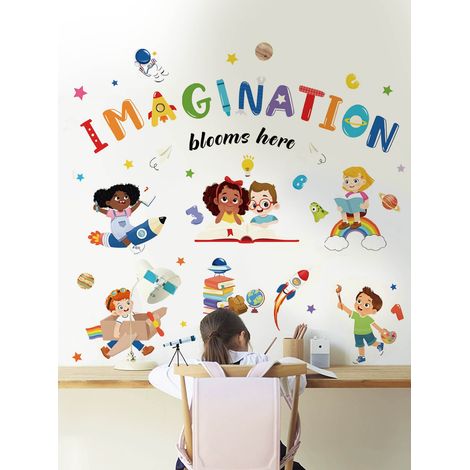 Stickers muraux pour la décoration intérieure : papier peint en PVC imperméable, résistant à l'huile, autocollant et amovible. (1/5)