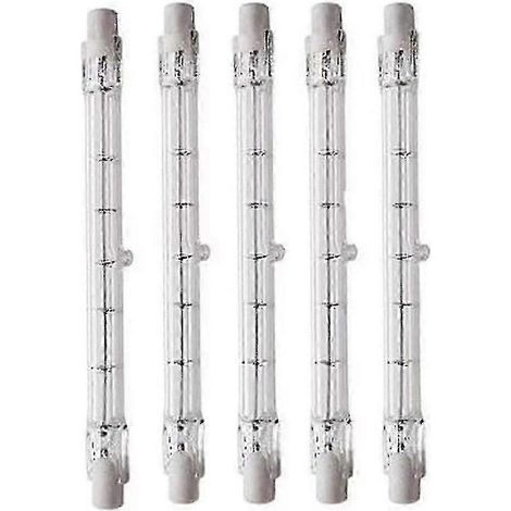 Lot de 5 ampoules halogènes R7S 1000 W à économie d'énergie pour projecteur linéaire de sécurité, culot J189 (1/5)