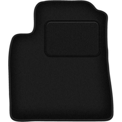 Tapis de sol conducteur en velours noir pour Hyundai Matrix (2001-2010).