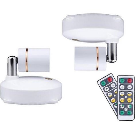Projecteur sans fil à piles pour intérieur, lampe LED à intensité variable (1/5)