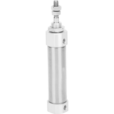 Mini-vérin pneumatique, double effet, course simple tige, équipement en acier inoxydable CDJ2B16CDJ2B16-30B (1/5)