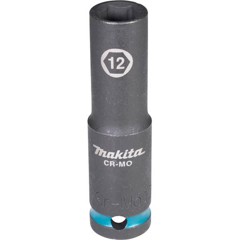 Makita E-16433 Clé à douille 1/2" SW12 Impact Black longue
