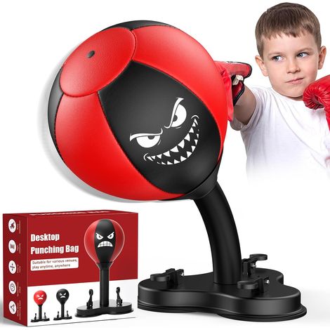 Punching-Ball de Bureau Version améliorée avec Forte Ventous (1/5)