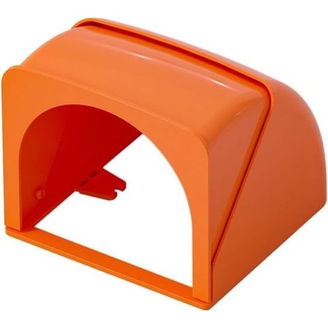 Couvercle de prise électrique étanche pour prise de courant d'extérieur - Couvercle de prise murale - Pour jardin - Orange