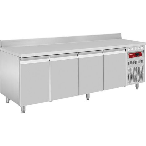 Table réfrigérée murale ventilée 4 portes GN 1/1 - Diamond (1/5)
