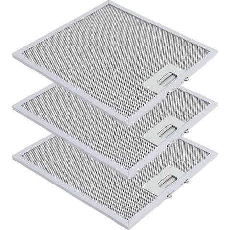 Filtre Hotte Extractrice 305mm x 267mm Filtre à Graisse Métallique Compatible avec Elica Hotte Extracteur de Cuisine par (3 Pièces) (1/5)
