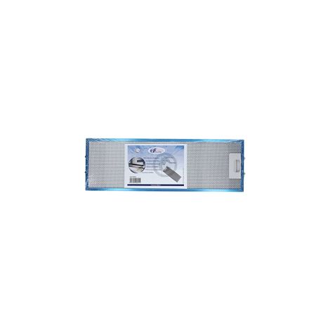 Filtro grasso metallico compatibile con BauKnecht 481248058305 532 x 177 mm per cappuccio di aspirazione.