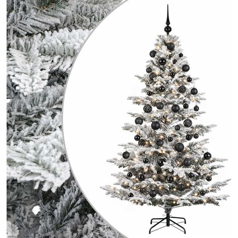 Árbol de Navidad artificial con bolas 210 cm 300 LED vidaXL (1/5)