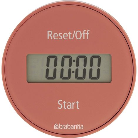 Brabantia Tasty+ Kitchen Timer, Terracotta Pink (1/5)