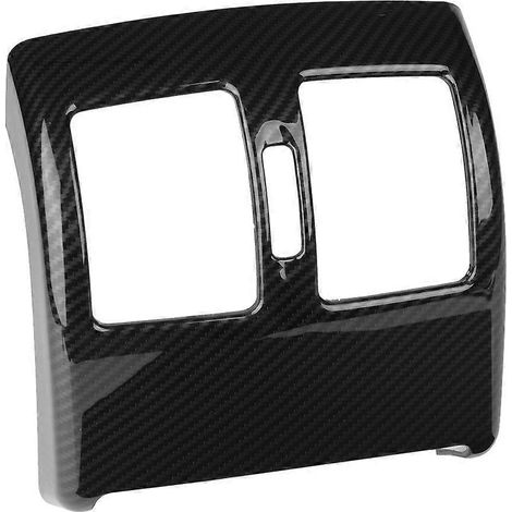 Baguette décorative pour la grille d'aération arrière aspect fibre de carbone pour Mercedes-Benz Classe C W204 (08-13) (1/5)