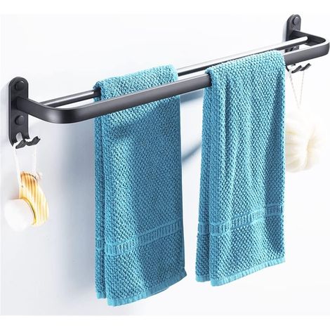 Rack Bathroom Towel Bar Hook Wall Mounted Towel Rack 40 50