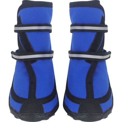 Bottes de sport pour chiens (bleu 10.6x7.2 cm) (1/4)