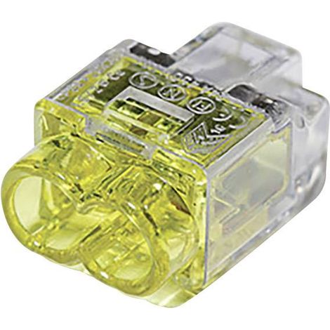 Borne de raccordement HellermannTyton HCPM-2 148-90036 flexible: 1-2.5 mm² rigide: 0.5-2.5 mm² Nombre de pôles: 2 jaune 1 pc(s) S943731 (1/5)