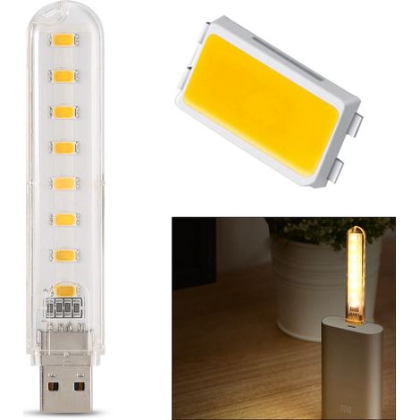 Mini-LED-Nachtlicht, helle Schreibtisch-, Buch- und Laptop-Leselampe (warmweiß) (1/5)