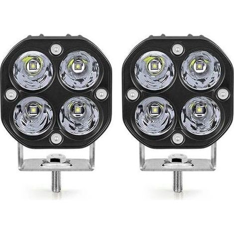 Phare automobile à LED, pour feux de jour, feux antibrouillard, pour l'éclairage et le remplacement dans les véhicules, à usage professionnel.-AquaForge