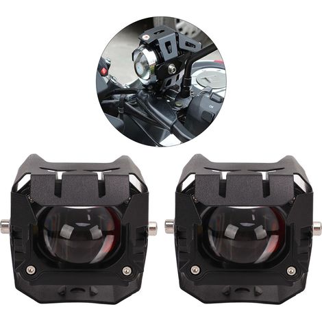 9-36V 30W Zweifarbiger LED-Scheinwerfer mit Linse für Motorräder, kompatibel mit Kawasaki Ninja 400 (1/5)