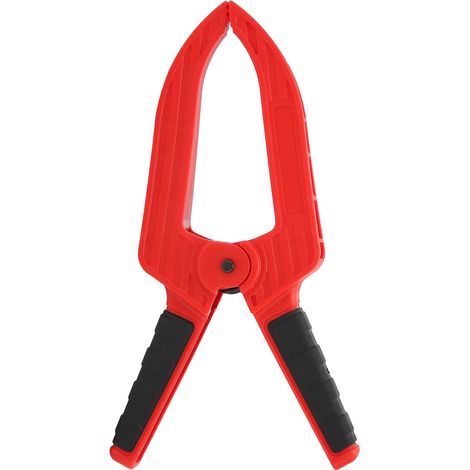 Federklemme mit langer, flacher Backe, Kunststoffbefestigung, Spannzubehör für die Holzbearbeitung, 75 mm (3 Zoll) Öffnung, 110 mm Tiefe (1/5)