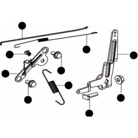 Kit ressort régulateur moteur tondeuse Mc Culloch
