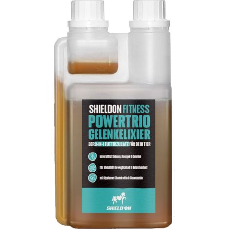 ShieldOn PowerTrio Gelenkelixier mit Hyalouron 1L für Pferde