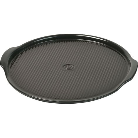 Emile Henry-Pietra refrattaria per Pizza, Colore: Carbone, 37 x 37 x 7 cm (1/5)