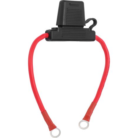 Porte-fusible en ligne 8AWG avec fusible à lame 80A, protection étanche des circuits pour véhicules et navires 12-24V