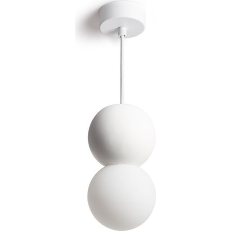 Suspension Plâtre Pearl Vulni Blanc (1/5)