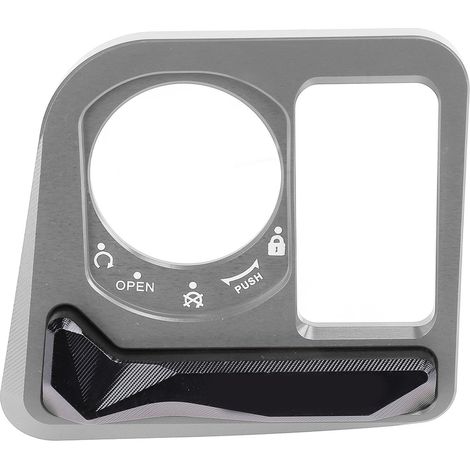 Couvercle de verrou d'allumage alliage d'aluminium décoration élégante protection de démarreur pour PCX160 PCX125 ADV150 2017-2024 couleur titane (1/5)