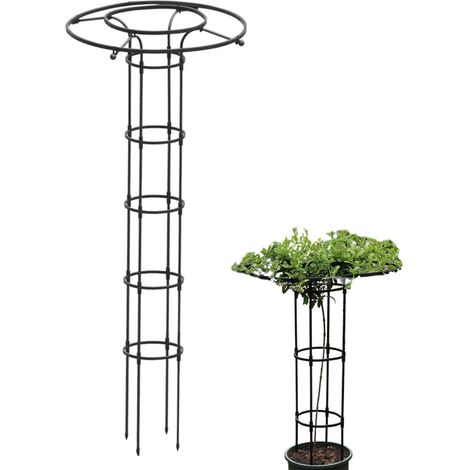 Jardin, Tuteur Plante Grimpante, Jardin Tuteurs Plantes, Treillis Fleur Soutien Arche Jardin en Forme Tour pour Plantes Grimpantes,180cm