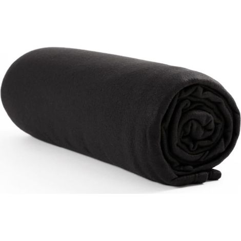 Tagesdecke Decke Kuscheldecke 130x170 cm Polar Fleecedecke Microfaserdecke Sofa Schwarz (1/4)