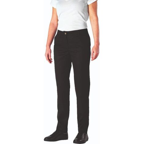 Pantalon de cuisine écologique FEMME ROBUR ECUME Noir 38