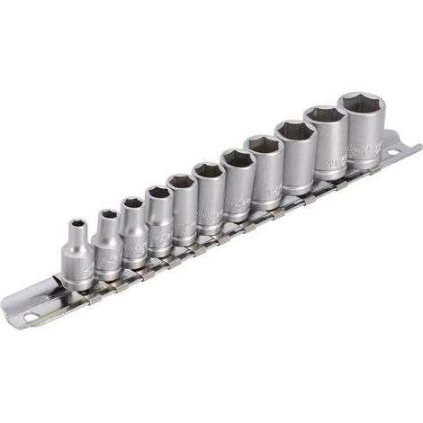 Chiavi e bussole unior socket set acciaio cromo 11 pezzi