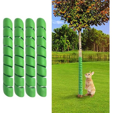 Lot de 8 protections pour tronc d'arbre - Protégez l'écorce des arbres des animaux, des tondeuses à gazon, des débroussailleuses, des fournitures d'entretien extérieur et plus encore,