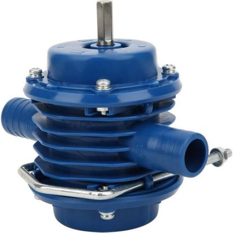 Pompe Centrifuge Auto-Amorçante - - Portable - Alimentation par Perceuse - Transfert d'Eau (1/2)