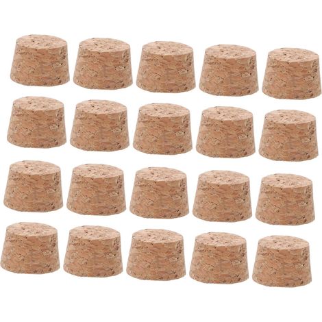 Lot de 30 bouchons liège - 29,5x25x20 mm - bois, coniques (1/5)
